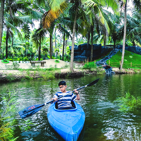 kayaking beach hut in kannur